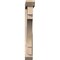 Ekena Millwork Merced Slat Smooth Bracket w/ Offset Brace, Douglas Fir, 5 1/2"W x 36"D x 40"H BKT0604X36X40MRC06SDF - alternate 4